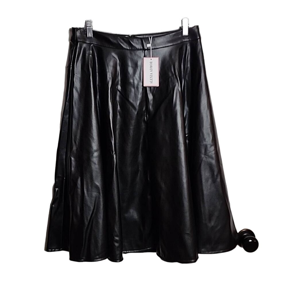 Alexia Admor Faux Leather Skirt, NWT, Size 8